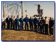 with STS-3 VIT team