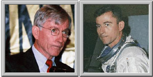 John Young then and now