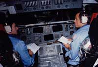 Young and Crippen in simulator