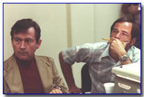 Young and Crippen in classroom